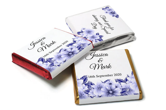 wedding chocolate favors jessica mark.